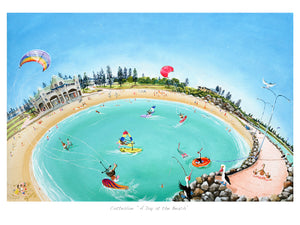 Print - Cottesloe "A Day at the Beach"