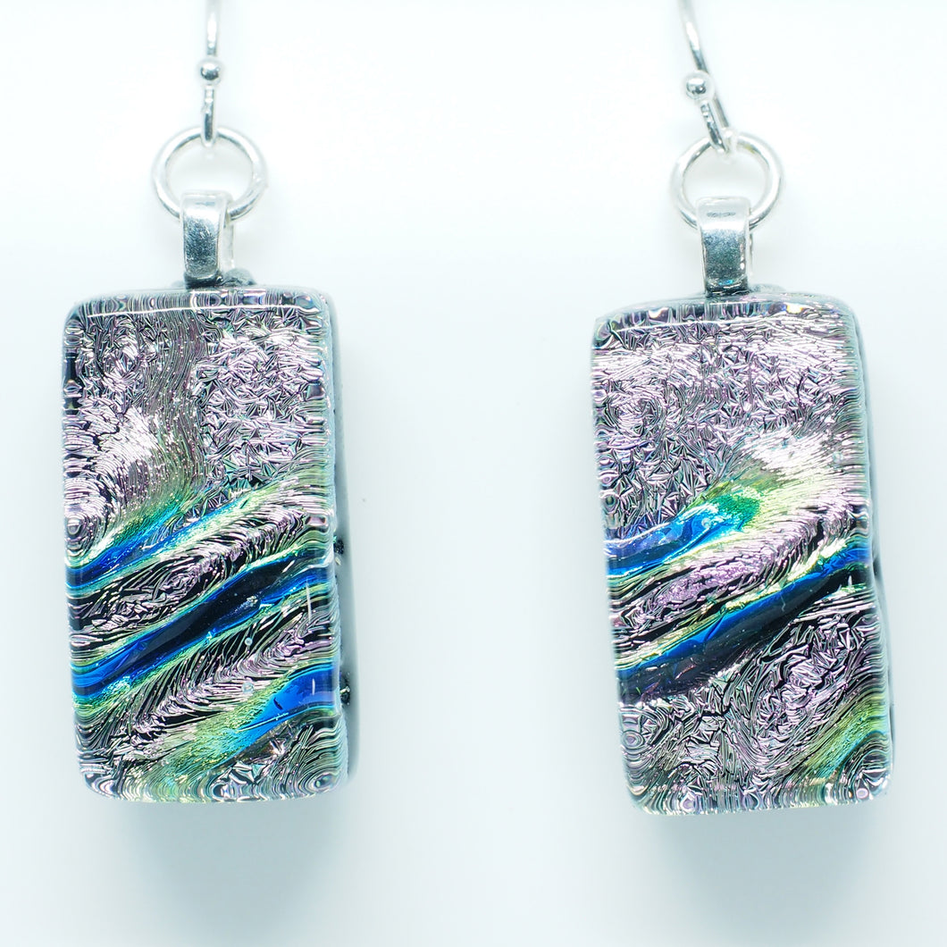Dichroic Glass Earrings JS18 ONLINE SPECIAL PRICE