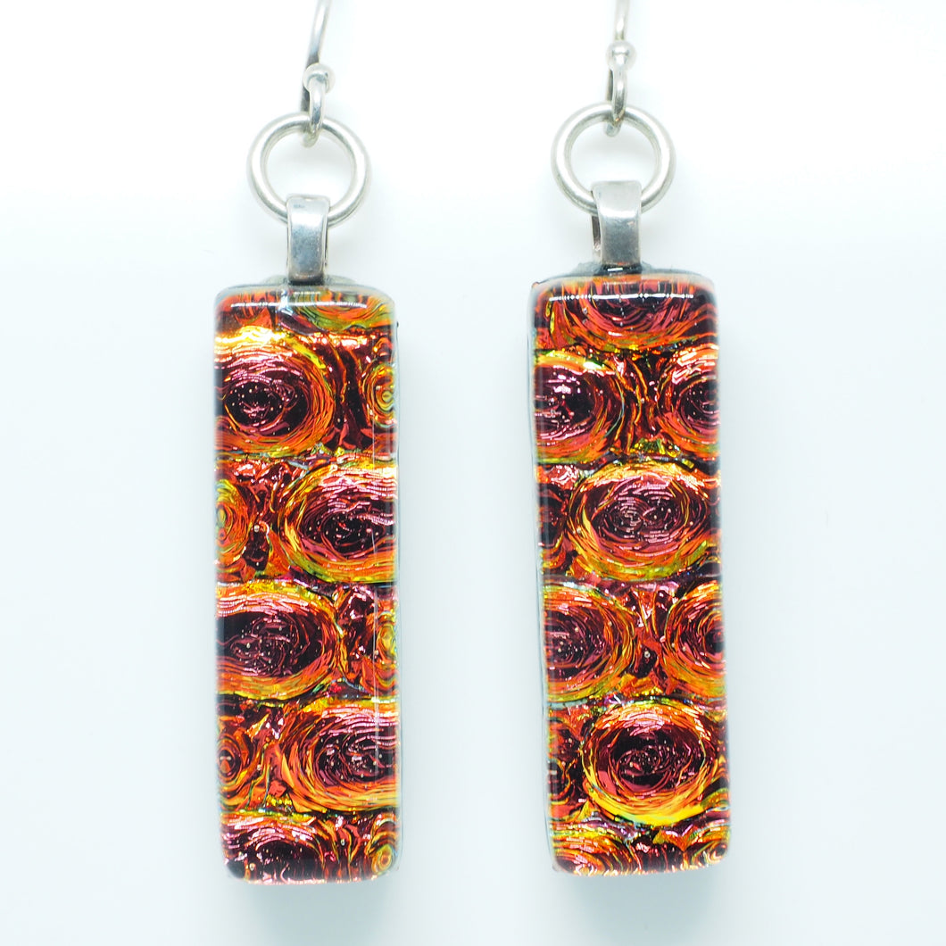 Dichroic Glass Earrings JS20 ONLINE SPECIAL PRICE