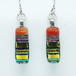Dichroic Glass Earrings JS3 ONLINE SPECIAL PRICE
