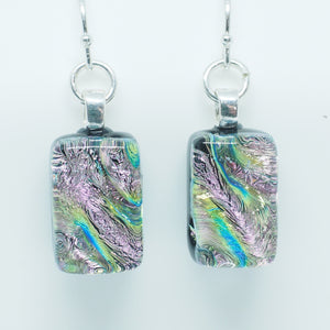 Dichroic Glass Earrings JS4 ONLINE SPECIAL PRICE